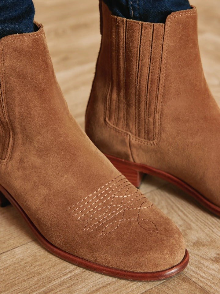 Young Ideas/Henmores - Rockingham Chelsea Boot - Tan Suede - 5