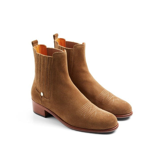 Young Ideas/Henmores - Rockingham Chelsea Boot - Tan Suede - 5