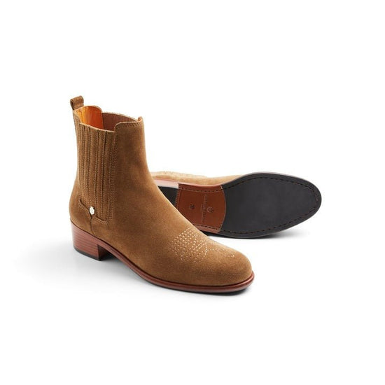 Young Ideas/Henmores - Rockingham Chelsea Boot - Tan Suede - 5