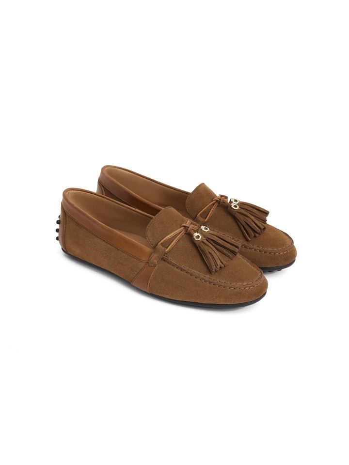 Young Ideas/Henmores - Rutland Driving Shoe - Tan Suede - 4