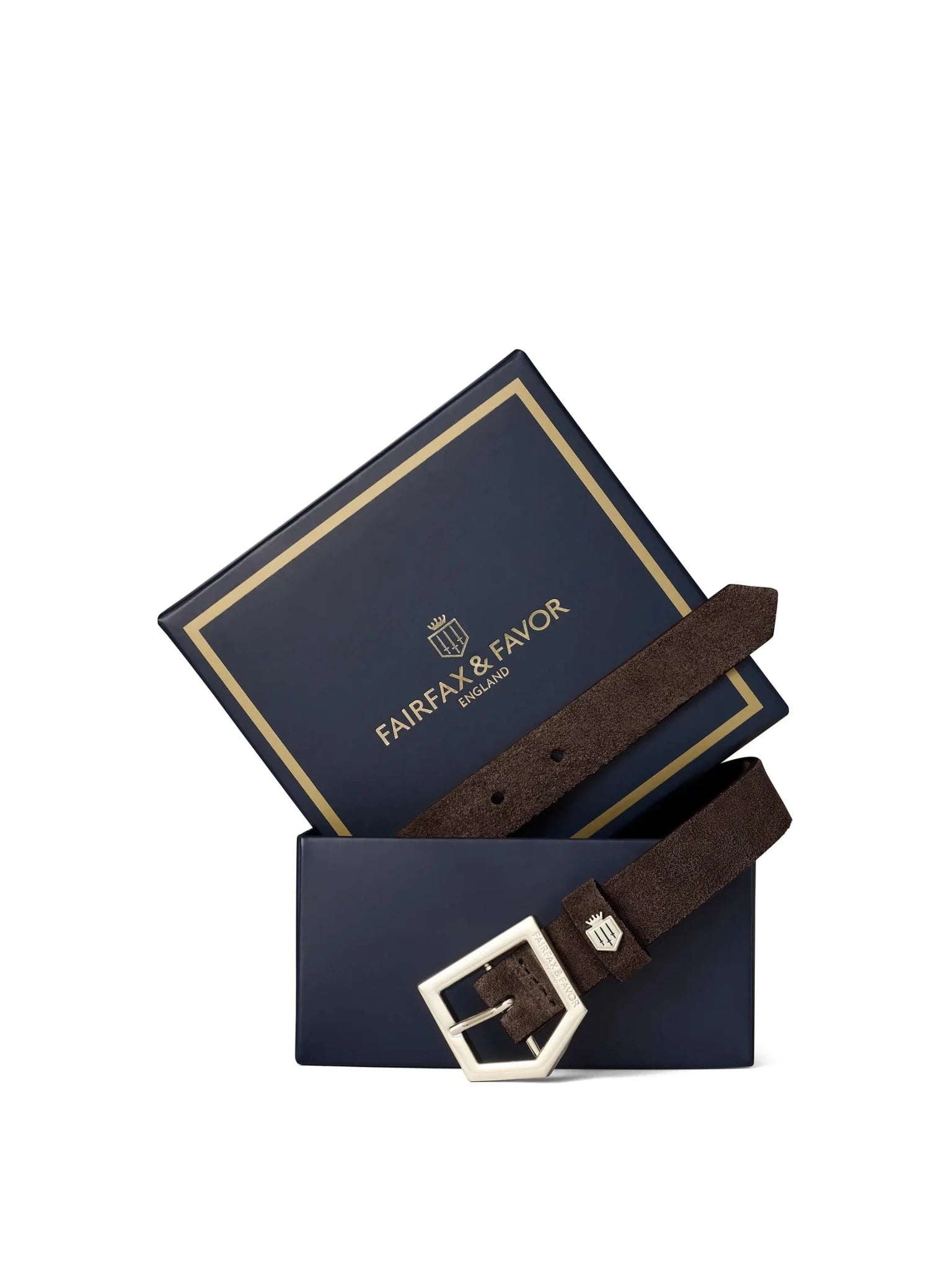 Young Ideas & Henmores - Sennowe Belt - Chocolate Suede - S
