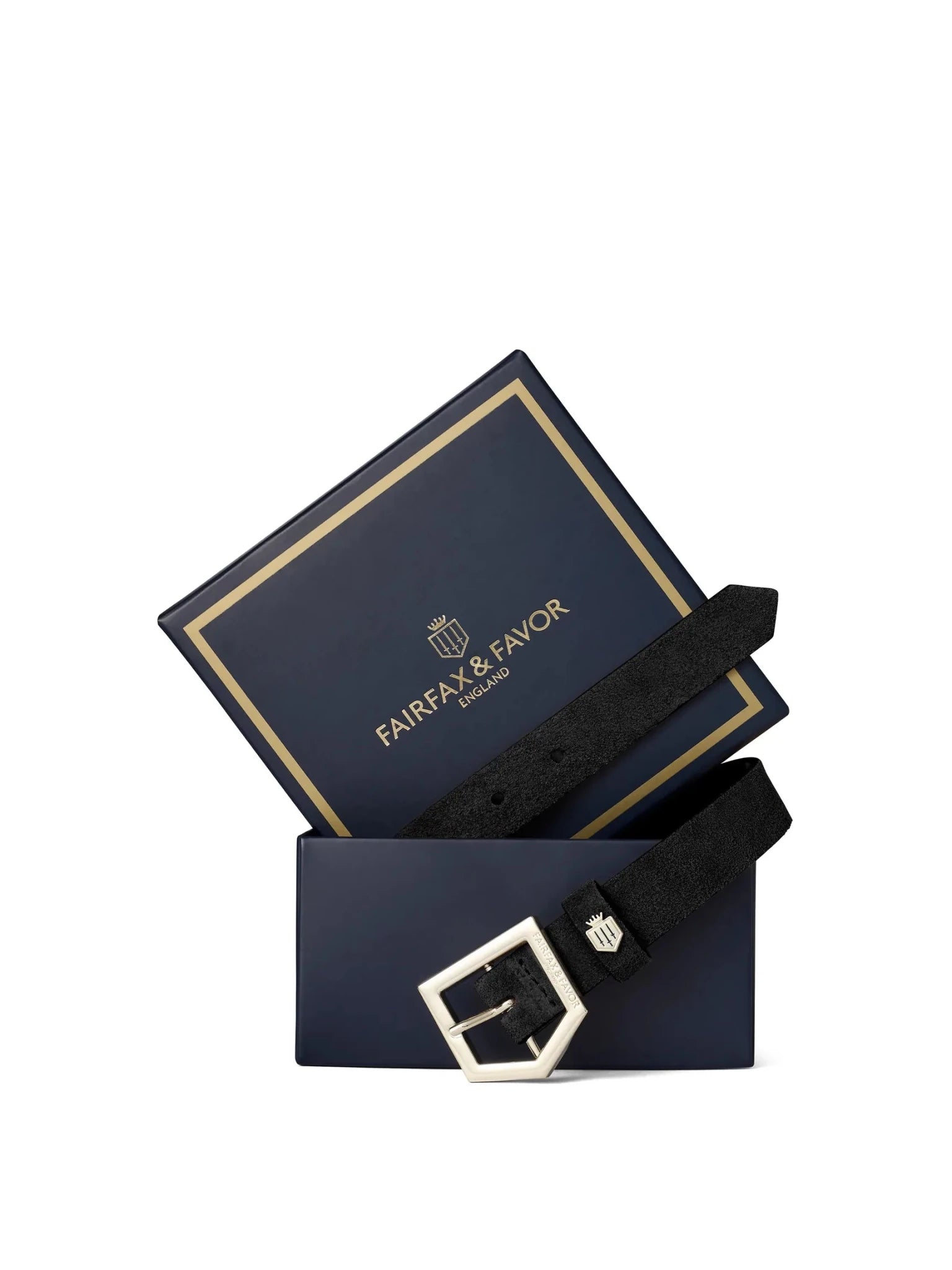 Young Ideas & Henmores - Sennowe Belt - Black Suede - S