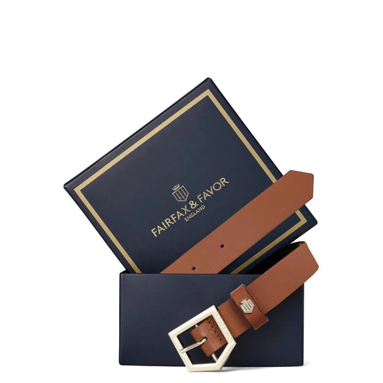 Young Ideas & Henmores - Sennowe Belt - Tan Leather - S