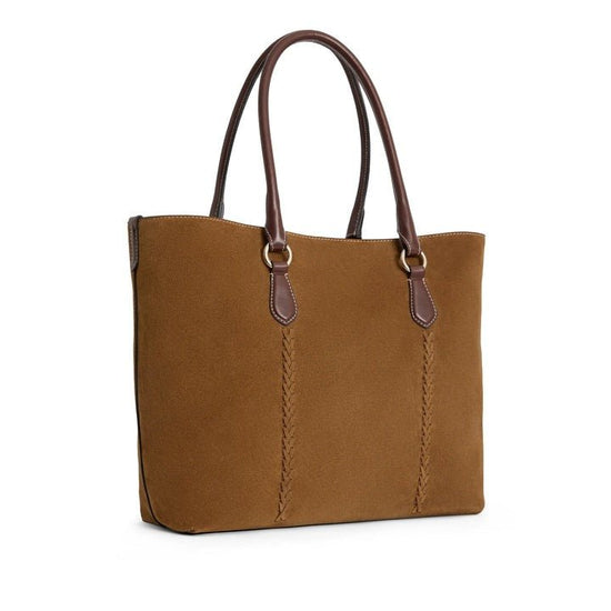 Young Ideas/Henmores - Seville Tote - Tan Suede - OS