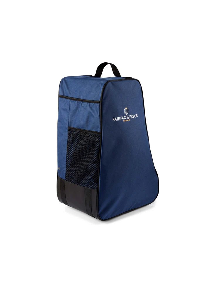 Young Ideas/Henmores - Signature Canvas Boot Bag - Navy Suede - OS