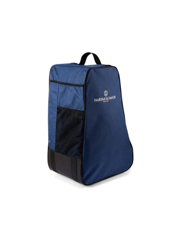 Young Ideas/Henmores - Signature Canvas Boot Bag - Navy Suede - OS