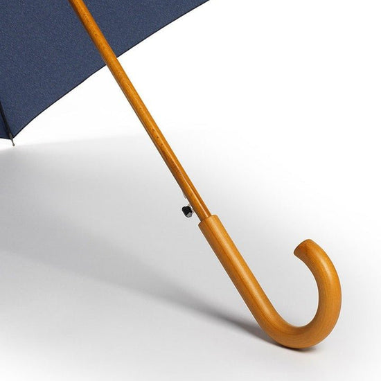 Young Ideas/Henmores - Signature Walker Umbrella - Navy Suede - OS