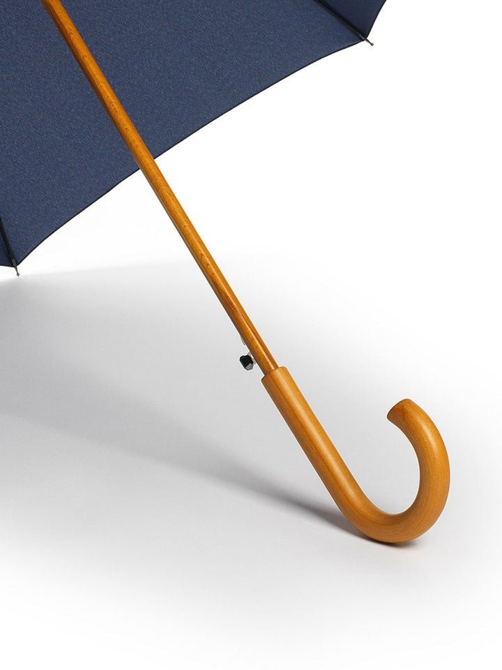 Young Ideas/Henmores - Signature Walker Umbrella - Navy Suede - OS