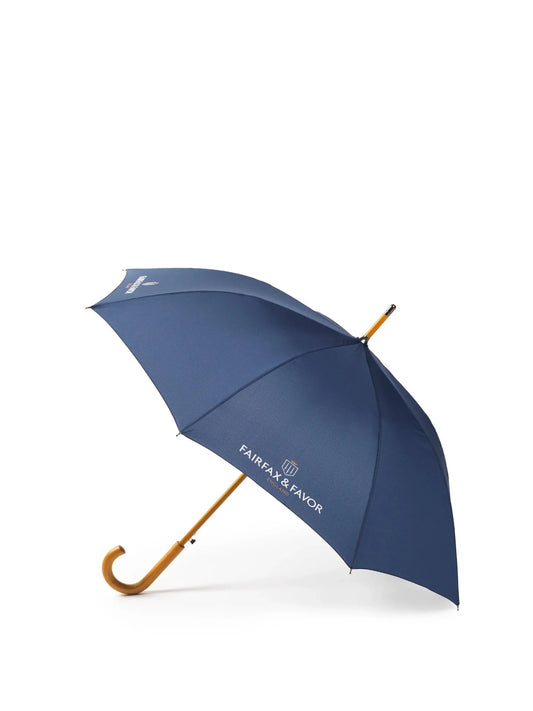 Young Ideas & Henmores - Signature Walker Umbrella - Navy Suede - OS