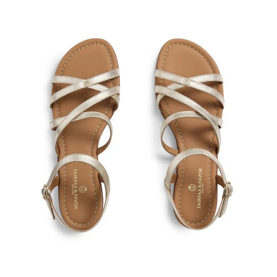 Young Ideas/Henmores - St Ives Sandal - Gold - 4