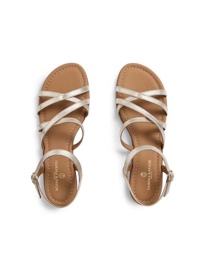 Young Ideas/Henmores - St Ives Sandal - Gold - 4