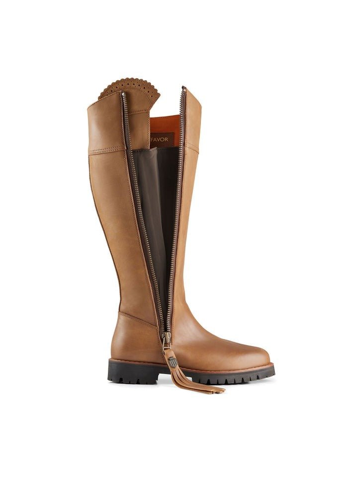 Young Ideas/Henmores - The Explorer Sporting Fit Leather Boots - Oak Leather - 3