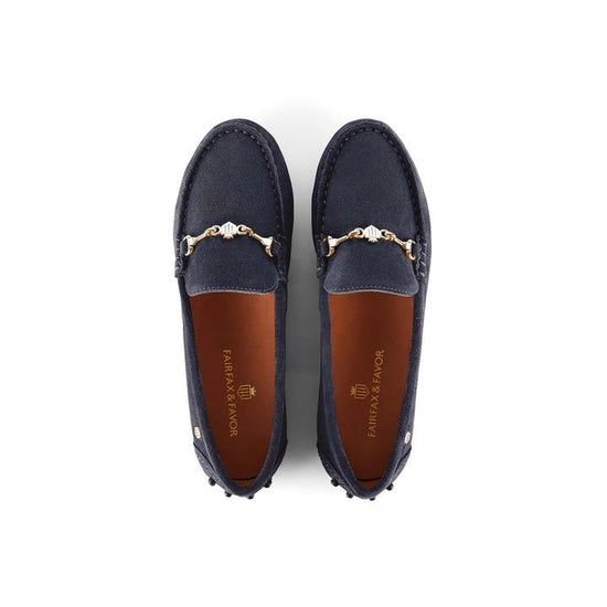 Young Ideas & Henmores - Trinity Loafer - Navy Suede - 4