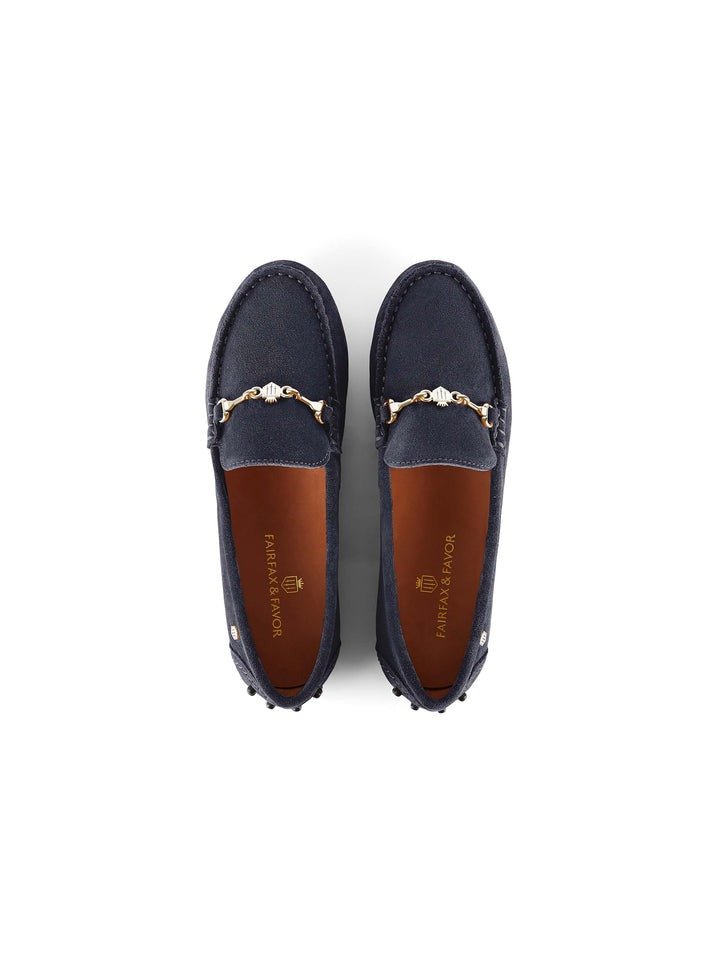 Young Ideas & Henmores - Trinity Loafer - Navy Suede - 4