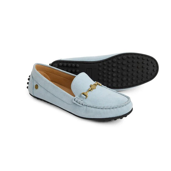 Young Ideas & Henmores - Trinity Loafer - Sky Blue Suede - 4