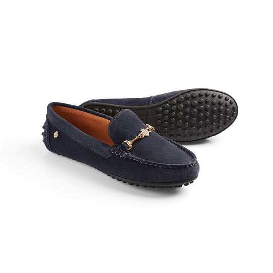 Young Ideas & Henmores - Trinity Loafer - Navy Suede - 4