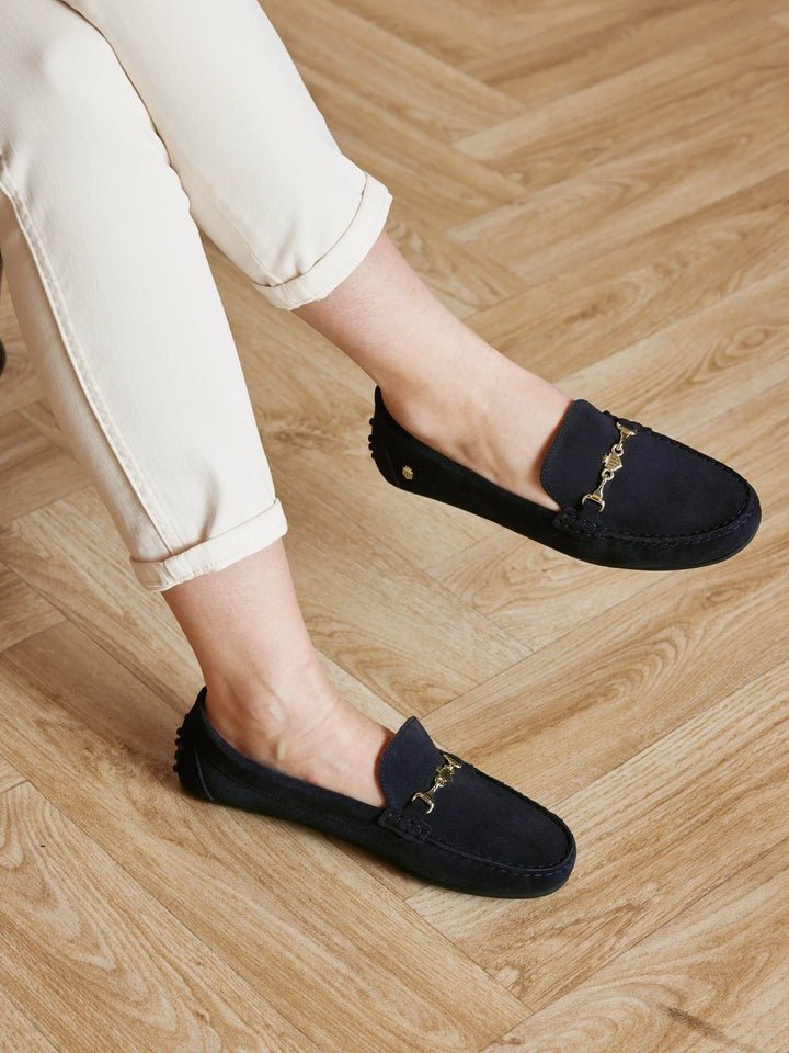 Young Ideas & Henmores - Trinity Loafer - Navy Suede - 4