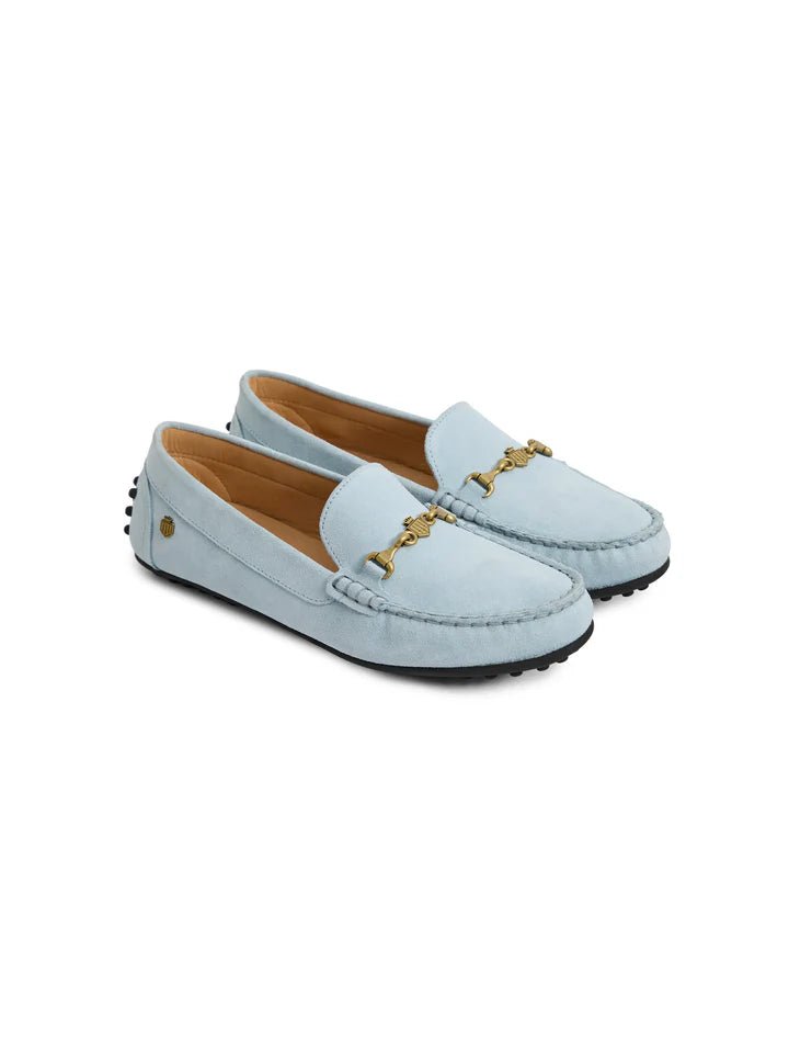 Young Ideas & Henmores - Trinity Loafer - Sky Blue Suede - 4