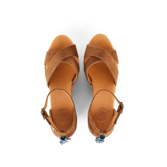 Young Ideas & Henmores - Valencia Sandal - Tan Suede - 4