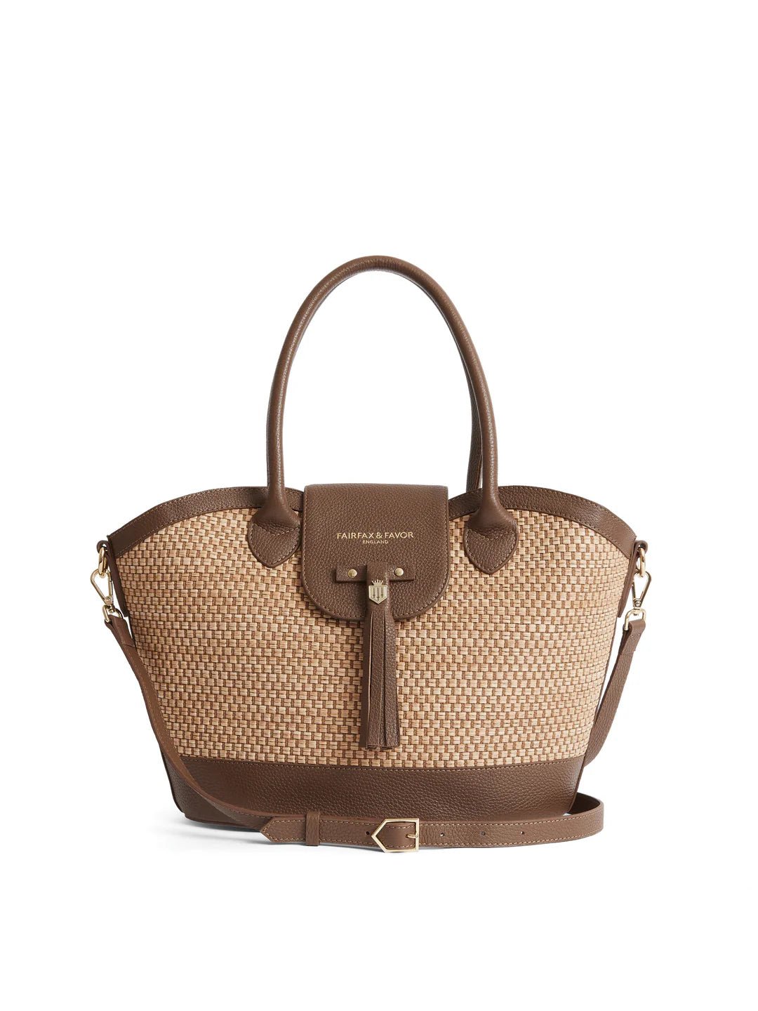 Young Ideas & Henmores - Windsor Basket Bag - Tan Leather - OS