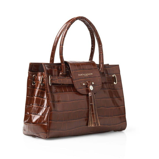 Young Ideas/Henmores - Windsor Handbag - Tan Suede - OS