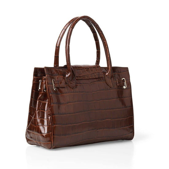 Young Ideas/Henmores - Windsor Handbag - Tan Suede - OS