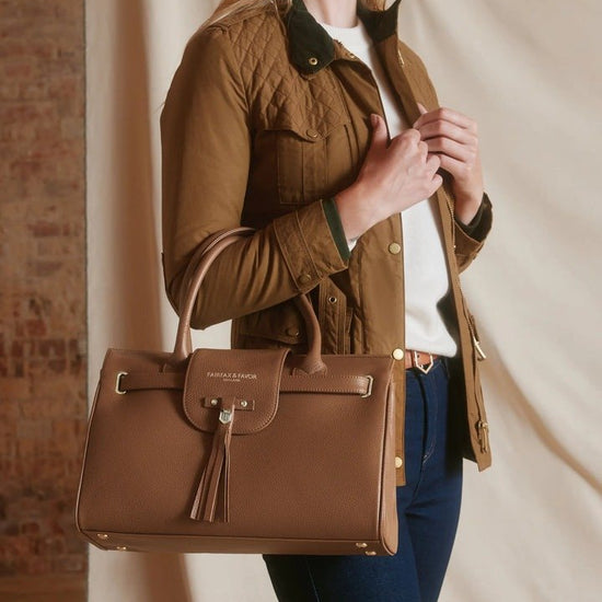 Young Ideas/Henmores - Windsor Handbag - Tan Leather - OS