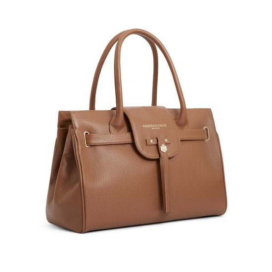 Young Ideas/Henmores - Windsor Handbag - Tan Leather - OS