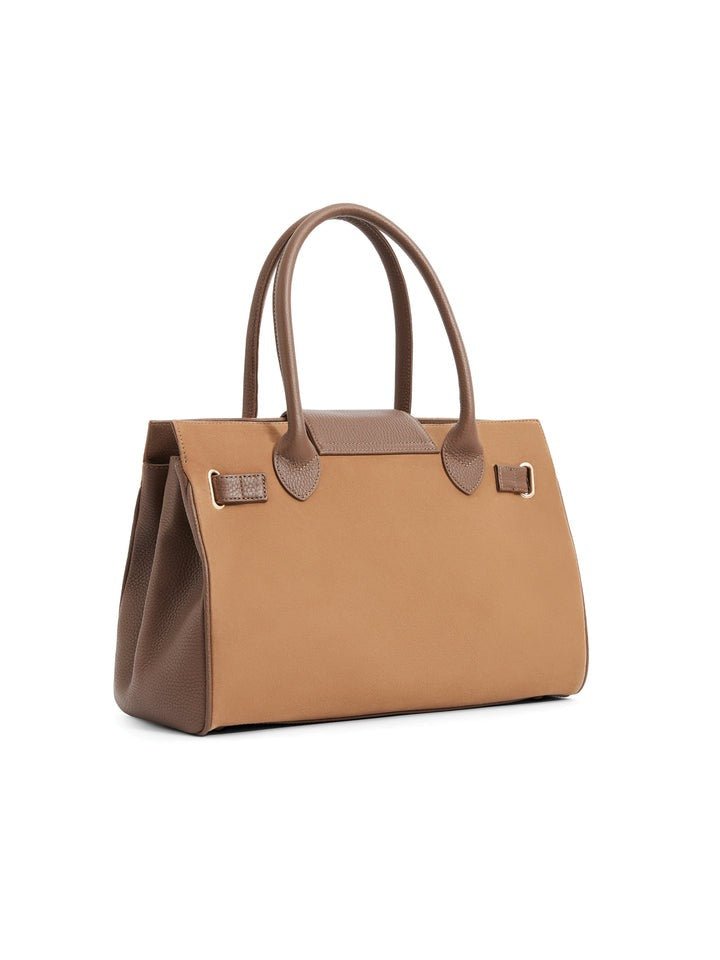 Young Ideas/Henmores - Windsor Handbag - Tan Suede - OS