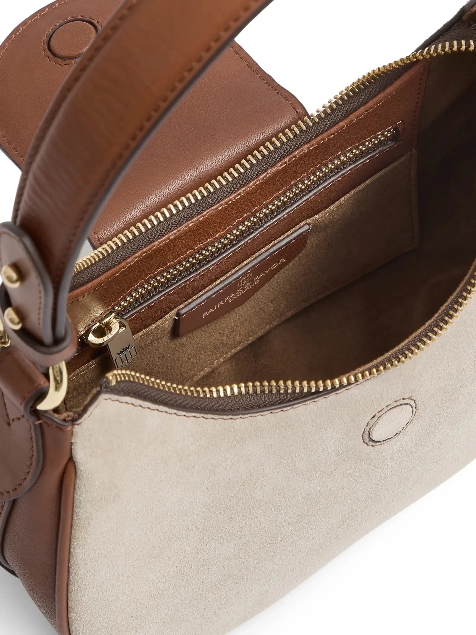 Young Ideas & Henmores - Windsor Shoulder Bag - Tan/Stone Leather - OS