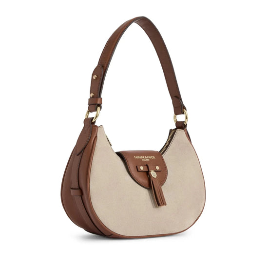 Young Ideas & Henmores - Windsor Shoulder Bag - Tan/Stone Leather - OS