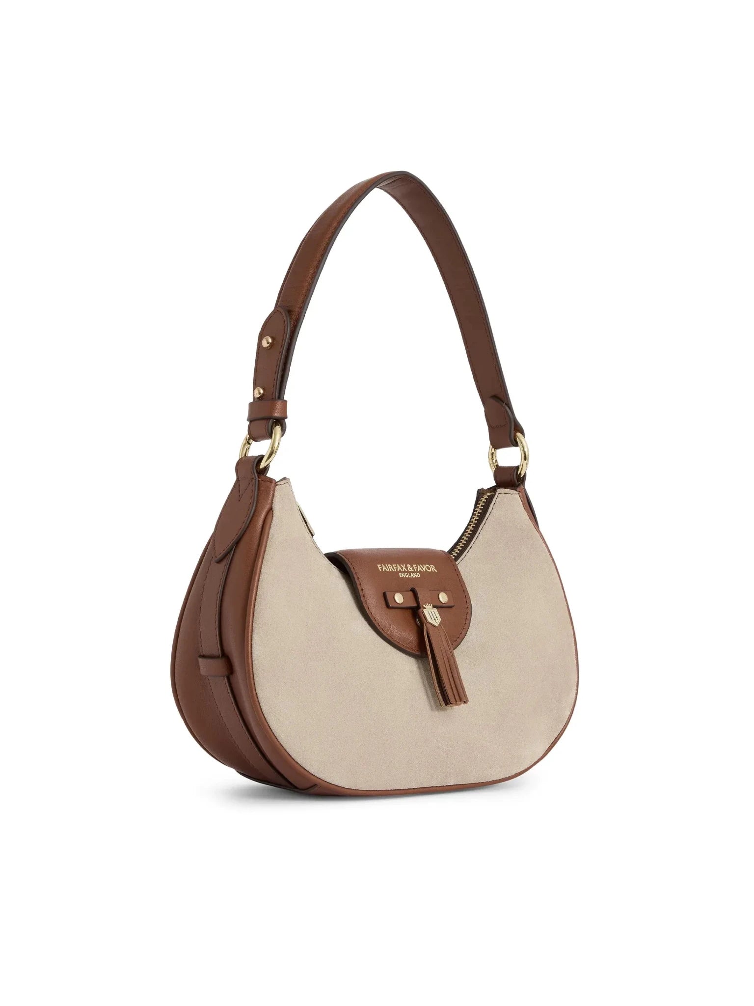 Young Ideas & Henmores - Windsor Shoulder Bag - Tan/Stone Leather - OS