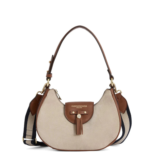 Young Ideas & Henmores - Windsor Shoulder Bag - Tan/Stone Leather - OS