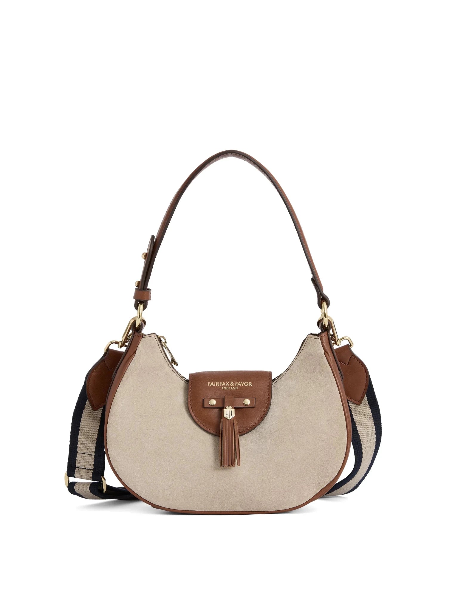 Young Ideas & Henmores - Windsor Shoulder Bag - Tan/Stone Leather - OS