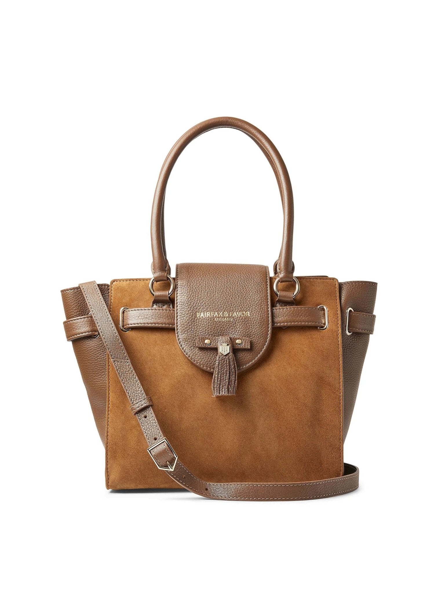 Young Ideas & Henmores - Windsor Tote Bag - Tan Suede - OS