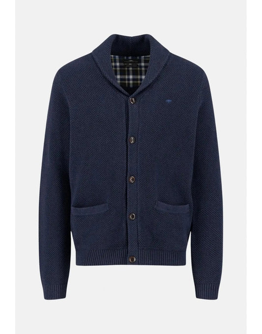 Young Ideas/Henmores - Buttoned Shawl Cardigan - 690 Navy - M