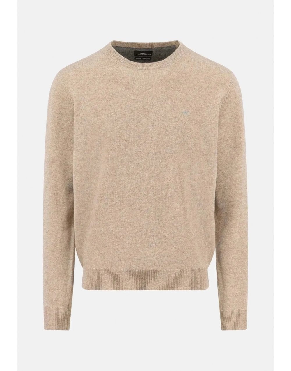 Young Ideas/Henmores - Crew Neck Lambswool Jumper - 861 Dark Chocolate - M