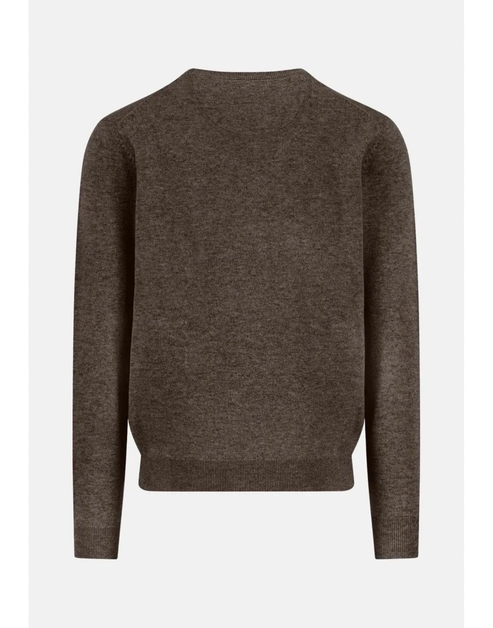 Young Ideas/Henmores - Crew Neck Lambswool Jumper - 861 Dark Chocolate - M
