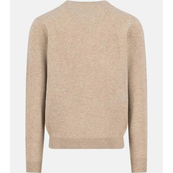 Young Ideas/Henmores - Crew Neck Lambswool Jumper - 861 Dark Chocolate - M