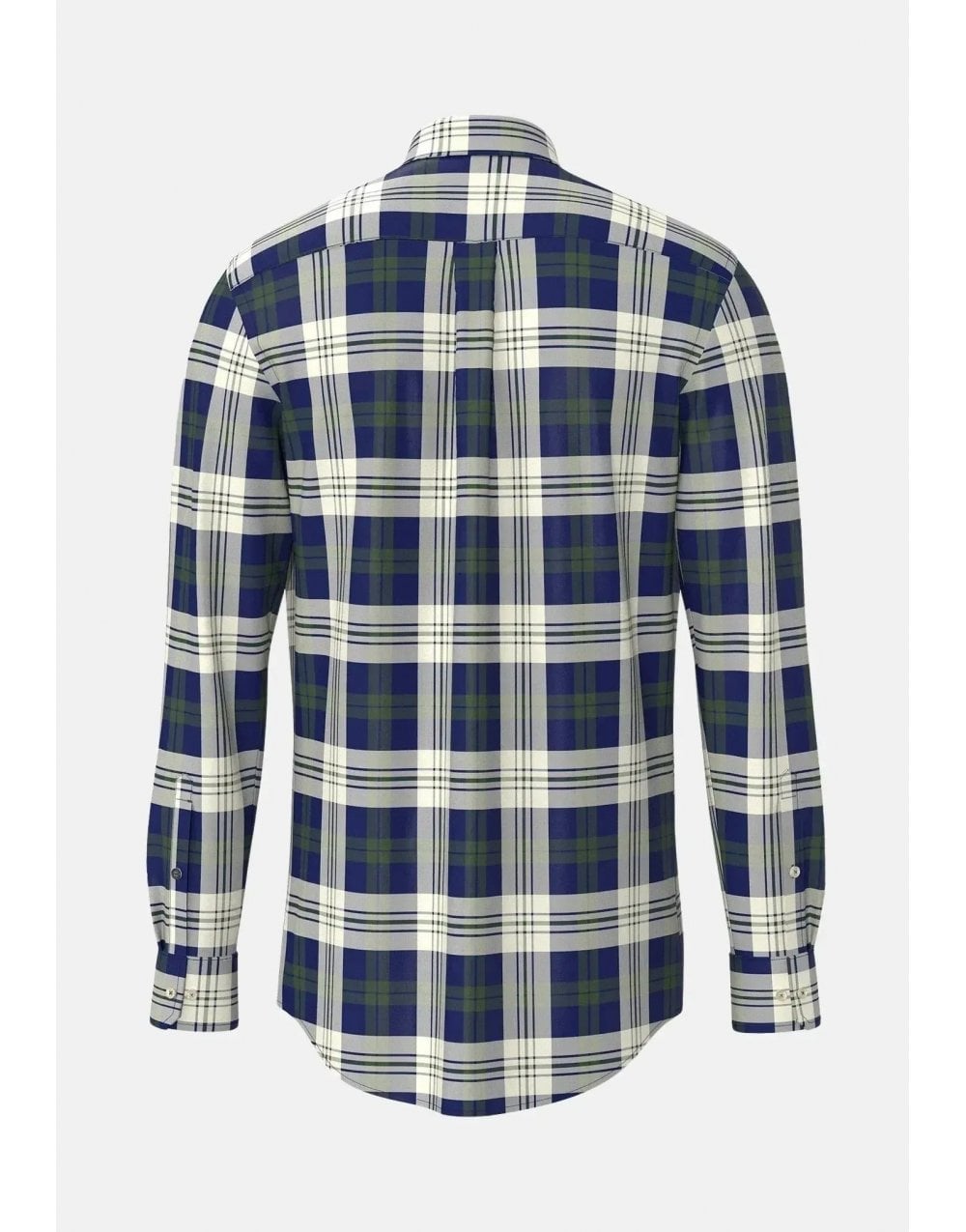 Young Ideas/Henmores - Essential Oxford Check - 736 Dark Leaf - M