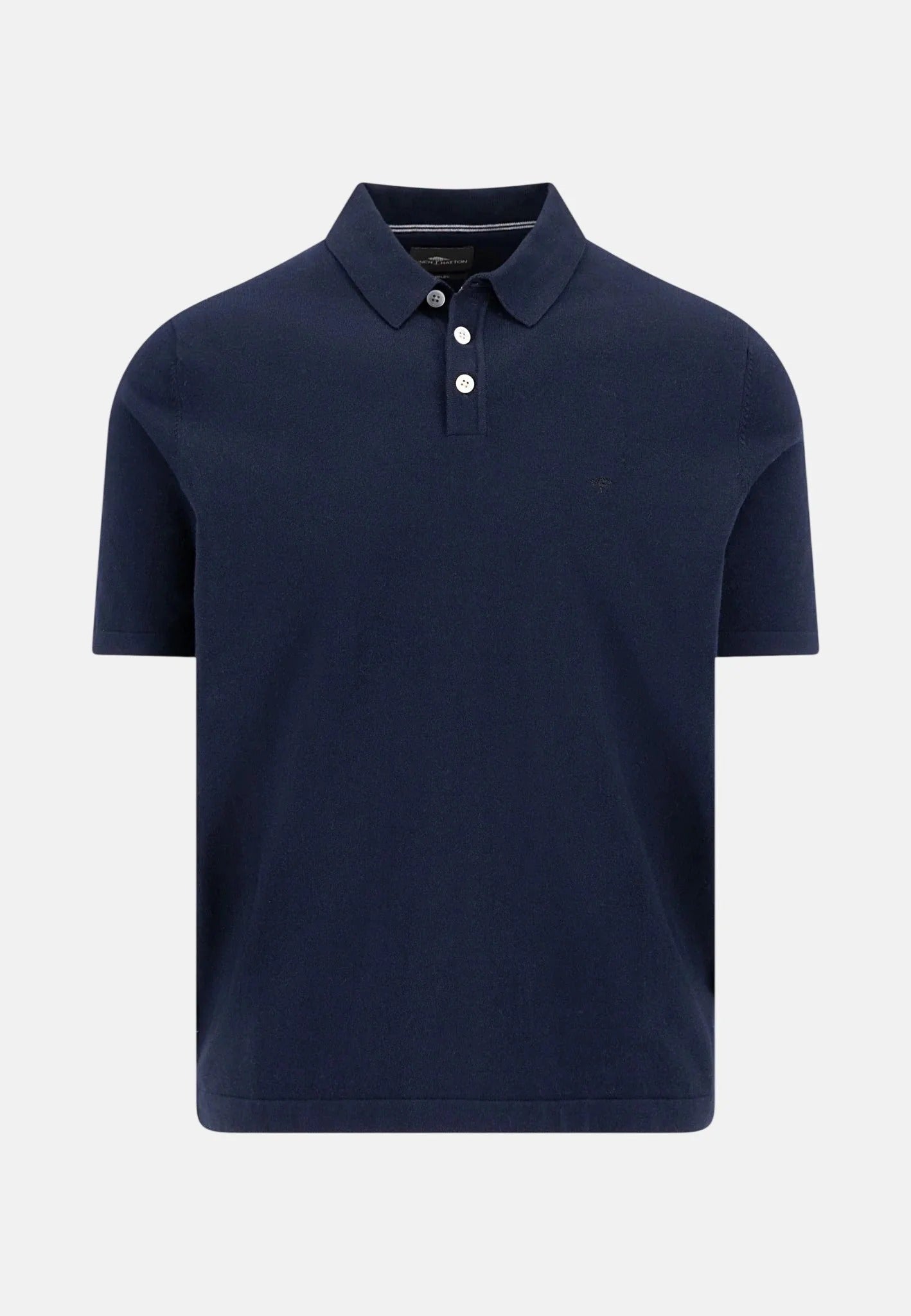 Young Ideas & Henmores - Shortsleeve knitted polo - 685 Navy - M