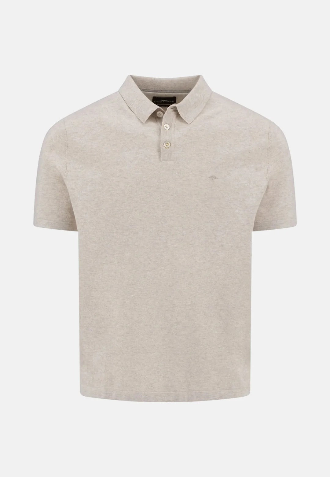 Young Ideas & Henmores - Shortsleeve knitted polo - 824 Offwhite - S