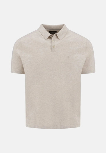 Young Ideas & Henmores - Shortsleeve knitted polo - 824 Offwhite - S