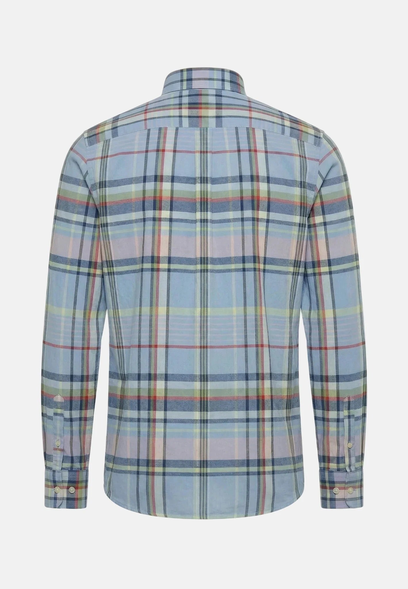 Young Ideas & Henmores - Washed Oxford Check Shirt - 744 Mint - M