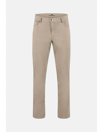 Young Ideas/Henmores - Woven 5 pocket Structured Trouser - 833 Beige - 32