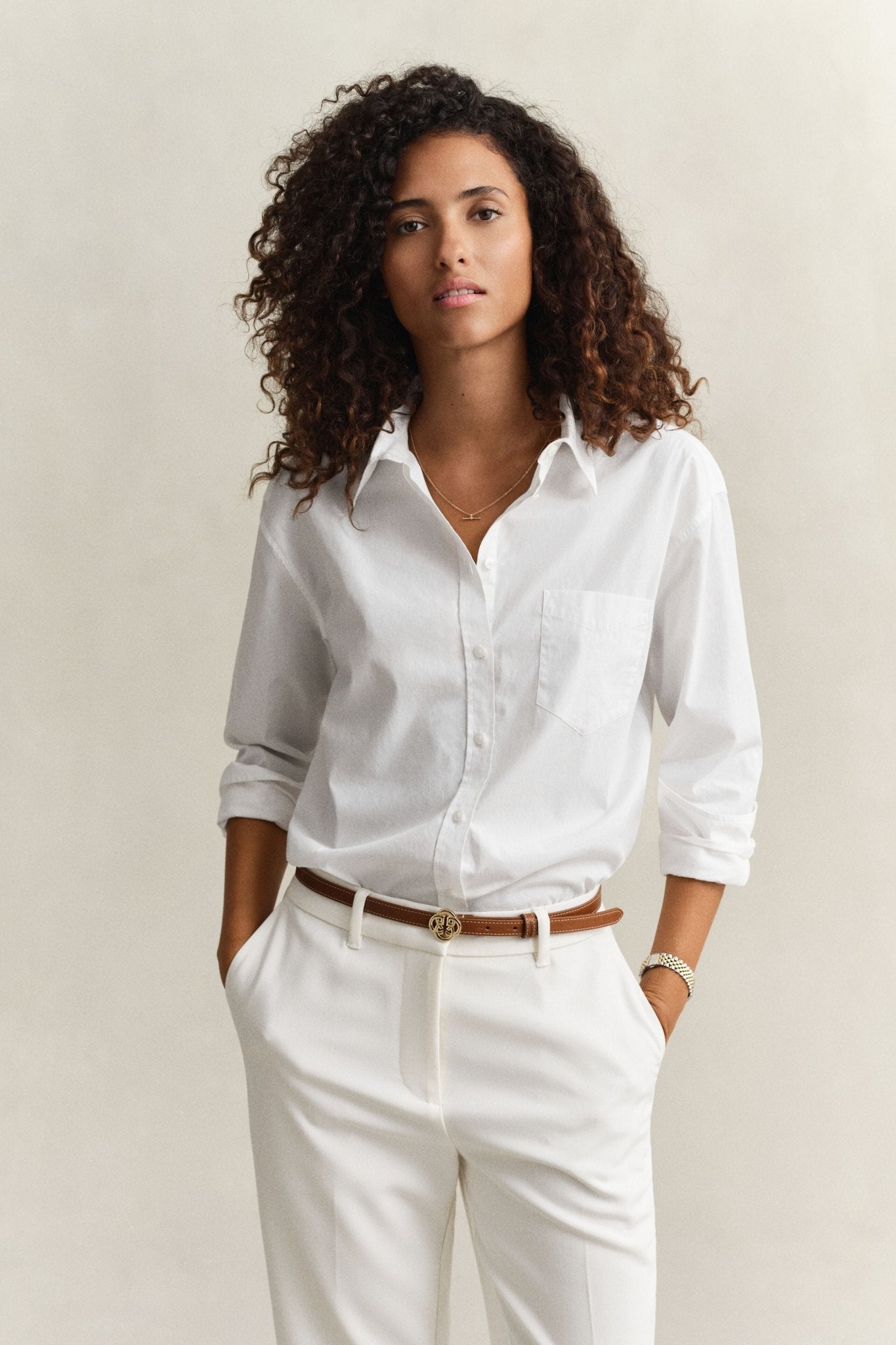 Young Ideas & Henmores - Classic Poplin Shirt - 110 White - 6