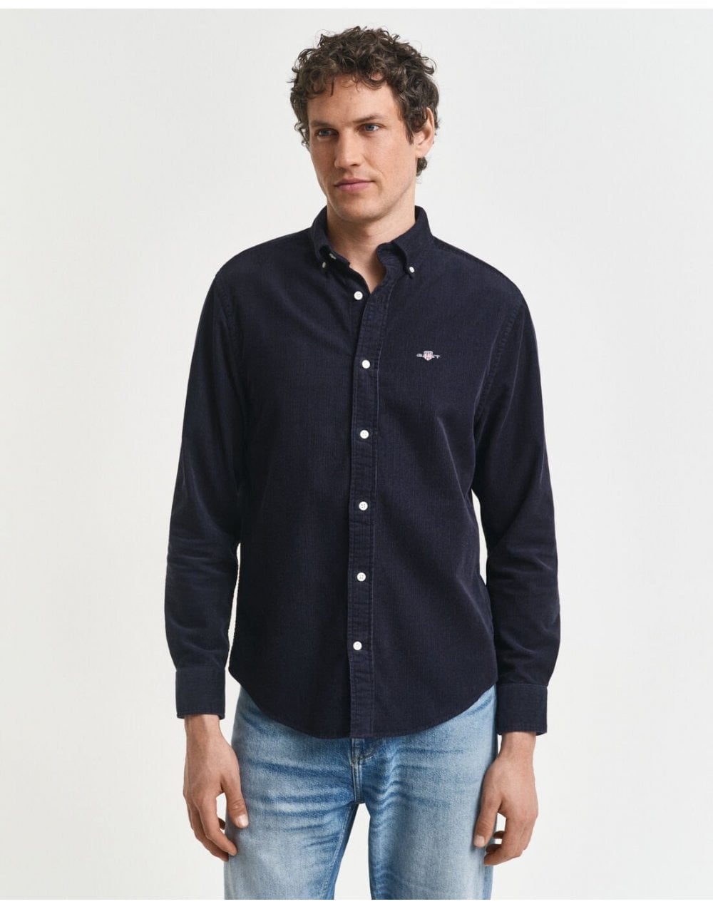 Young Ideas/Henmores - Cord Overshirt - 360 Country Green - M