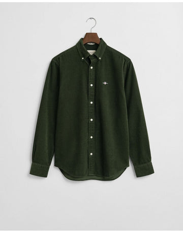 Young Ideas/Henmores - Cord Overshirt - 360 Country Green - M