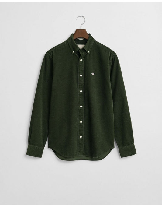 Young Ideas/Henmores - Cord Overshirt - 360 Country Green - M