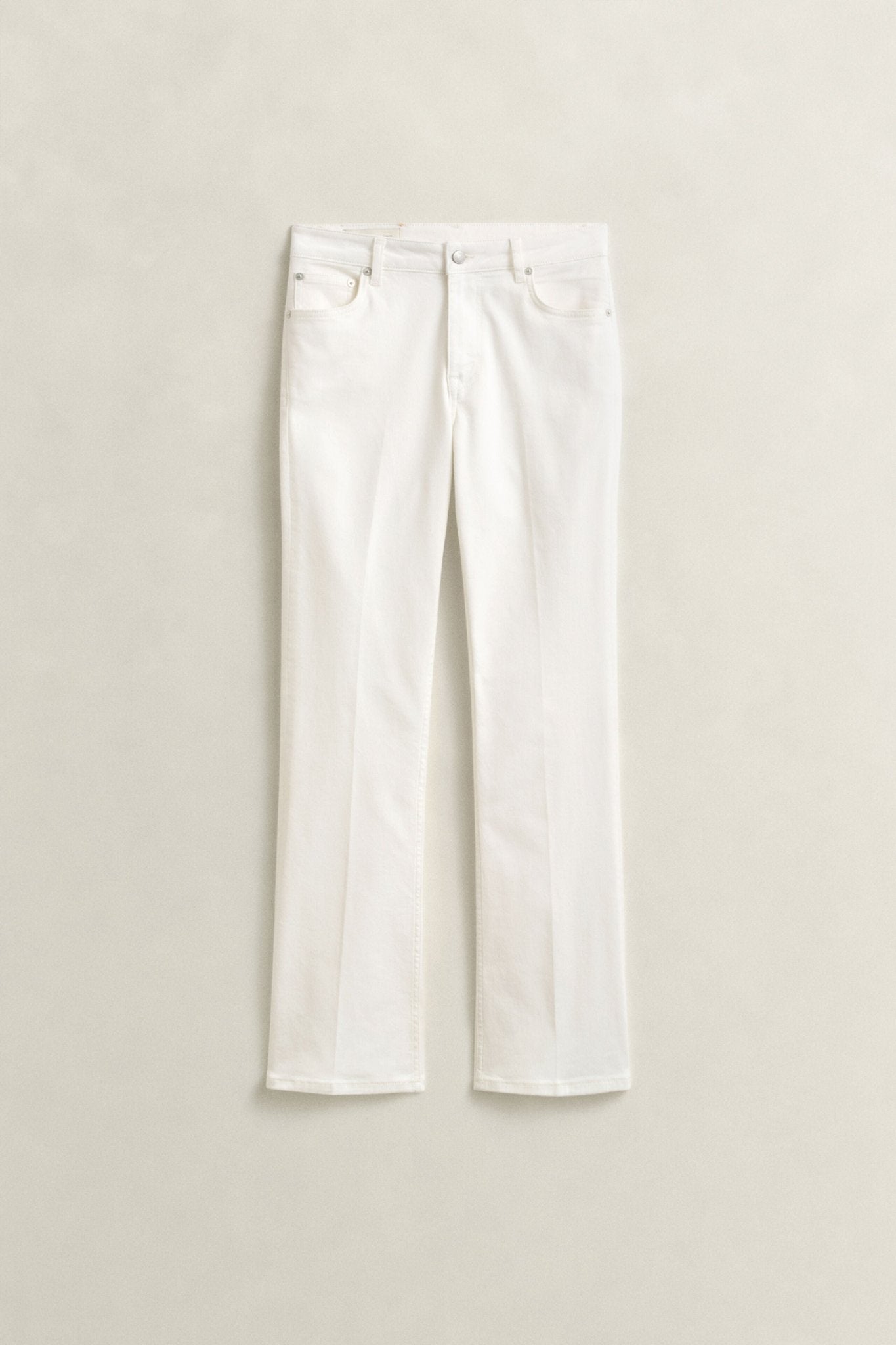 Young Ideas & Henmores - Cropped Slim Stretch Jeans - 113 Eggshell - 28